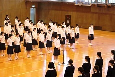 「高校総体壮行会」を行いました