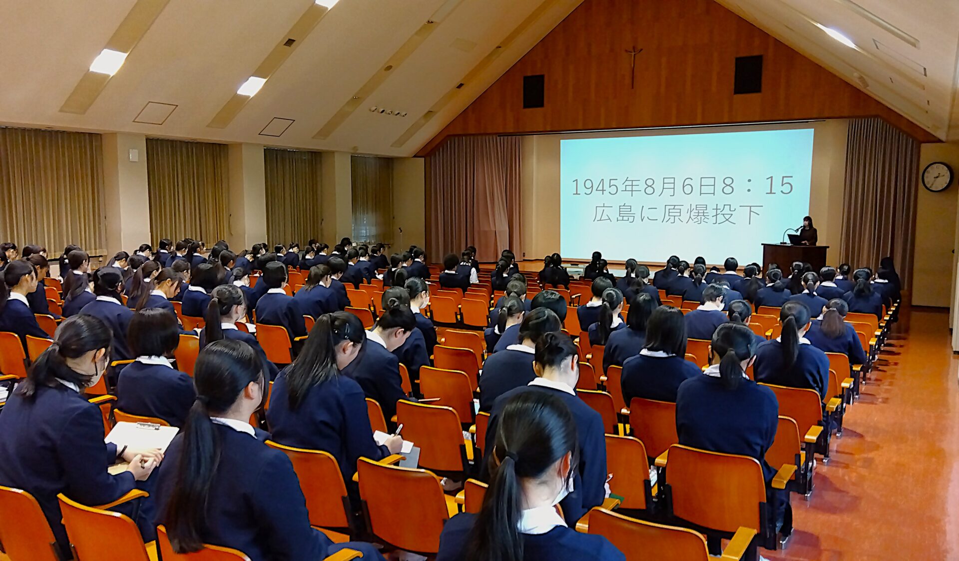 2024年11月20日 2年生合同ホームルーム～修学旅行事前学習Part1